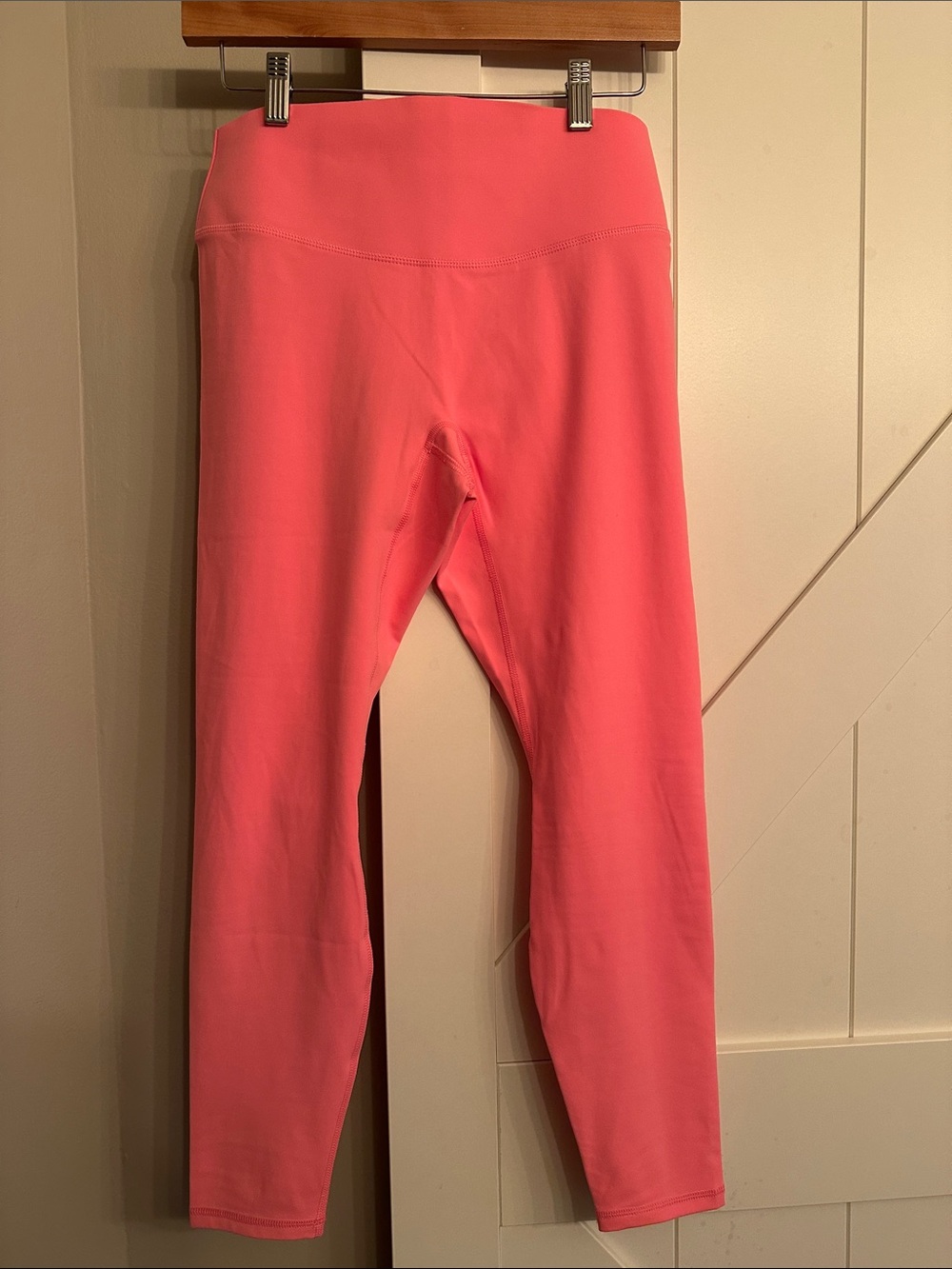 The no seam Pink Active Leggings 7/8 length